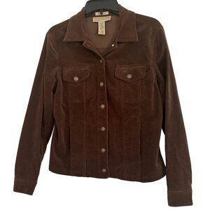 Woman's Jones New York Country brown corduroy jacket